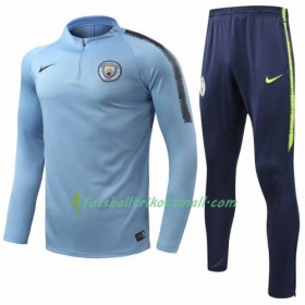 Manchester City Sweatshirts Anzüge Blau 2018-2019